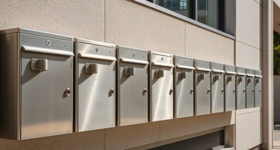 heavy duty wall mounted mailboxes