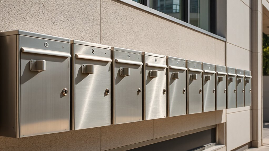 heavy duty wall mounted mailboxes