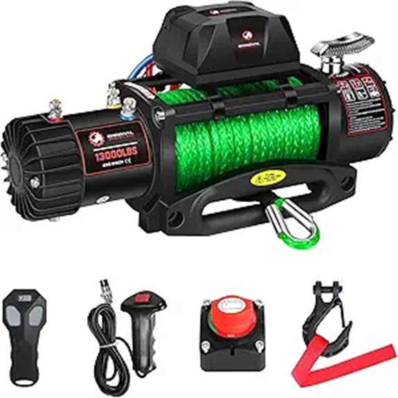13000lb Electric Winch with Wireless Remote