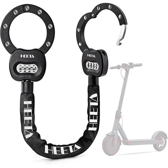 HEETA Electric Scooter Lock with 4-Digit Combination