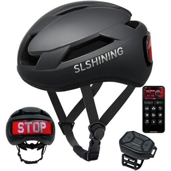 Smart Bike Helmet with Lights & Remote Control