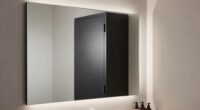 hidden mirror wall safes