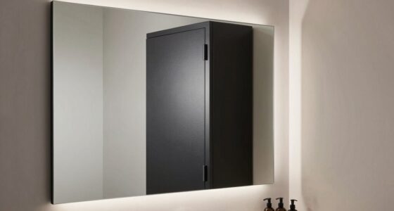 hidden mirror wall safes