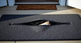 hidden package pocket door mats