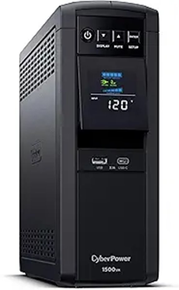 CyberPower CP1500PFCLCD UPS Battery Backup & Surge Protector