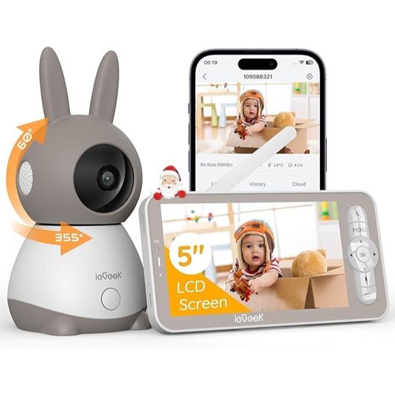 ieGeek Baby Monitor with 2K HD App Control & Night Vision