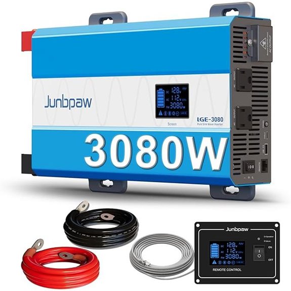 3080W Pure Sine Wave Power Inverter for Home & Outdoors