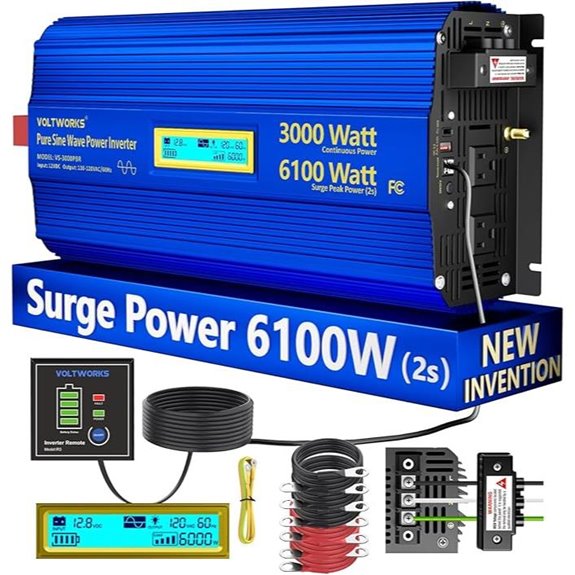 3000W Pure Sine Wave Power Inverter