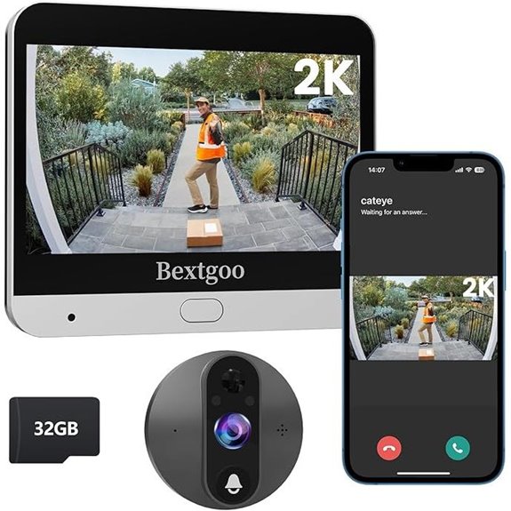 high resolution doorbell camera