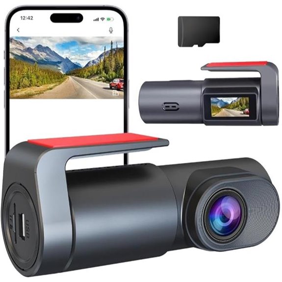 1080P Car Dash Cam with Night Vision & WiFi