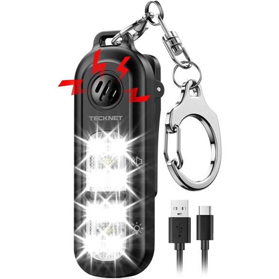 TECKNET 135dB Safety Alarm with SOS Light