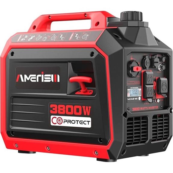 3800W Portable Inverter Generator with CO Sensor