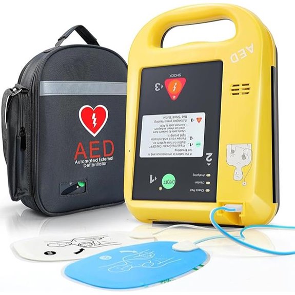 Portable AED Defibrillator for Home & Emergency Use