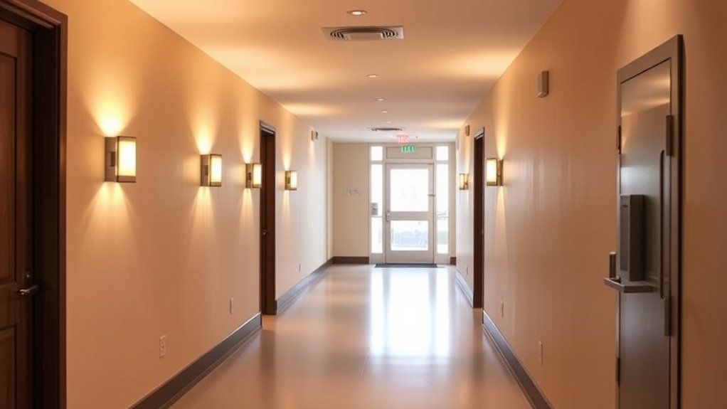 illuminate arrange deter intruders