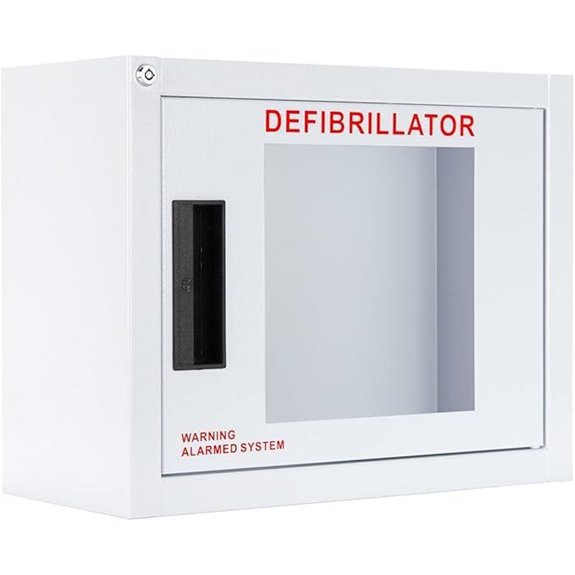 Alarmed Compact AED Cabinet for Indoor Storage