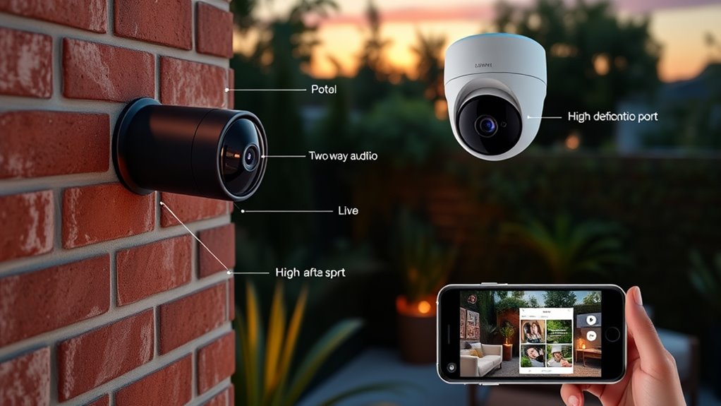 indoor outdoor camera selection