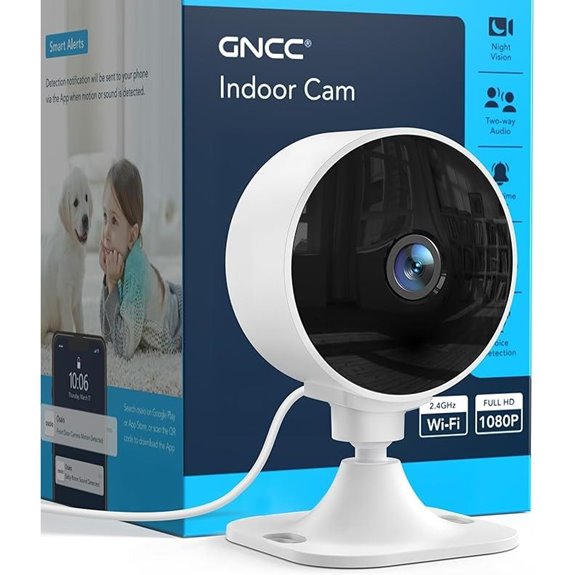 indoor security with night vision