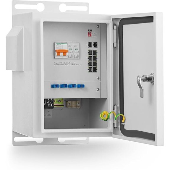MokerLink IP65 Industrial PoE+ Switch Enclosure