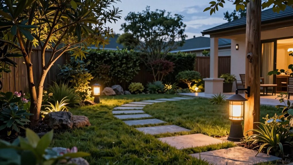 install pathway and security lights