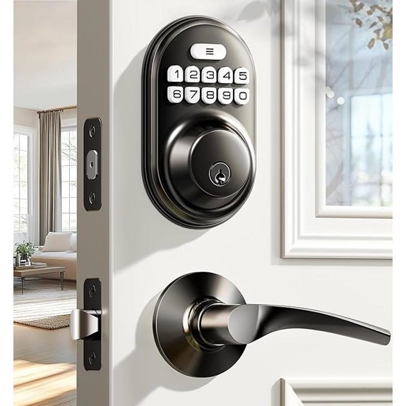 Veise Keyless Entry Door Lock with Handles