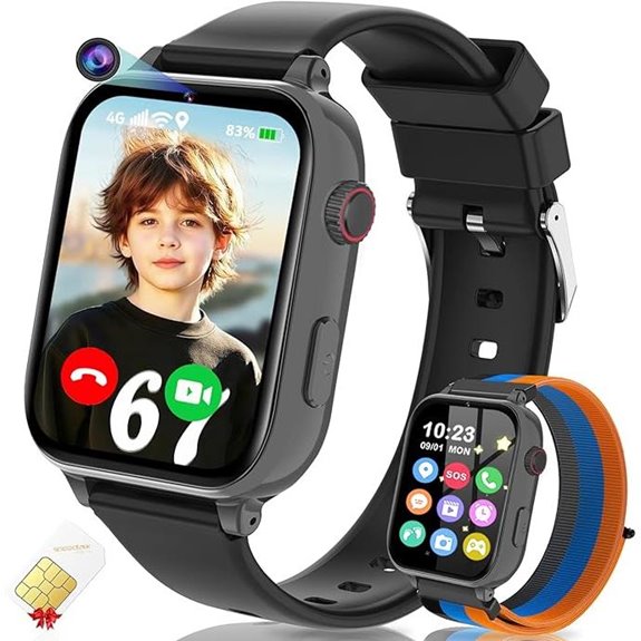 Kids GPS Smart Watch with Video Calls and Games