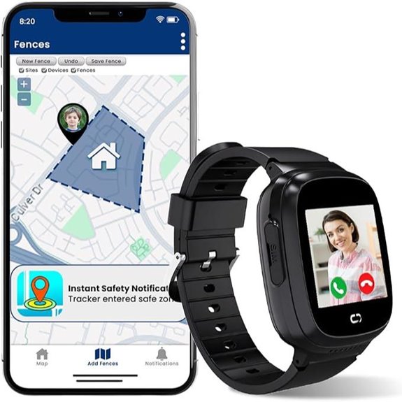 Kids GPS Smart Watch with Calling & Tracking
