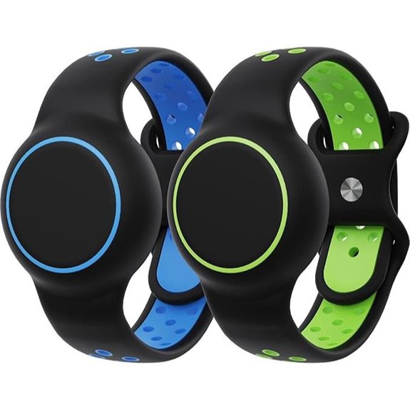 AirTag Waterproof Silicone Bracelets for Kids (2 Pack)