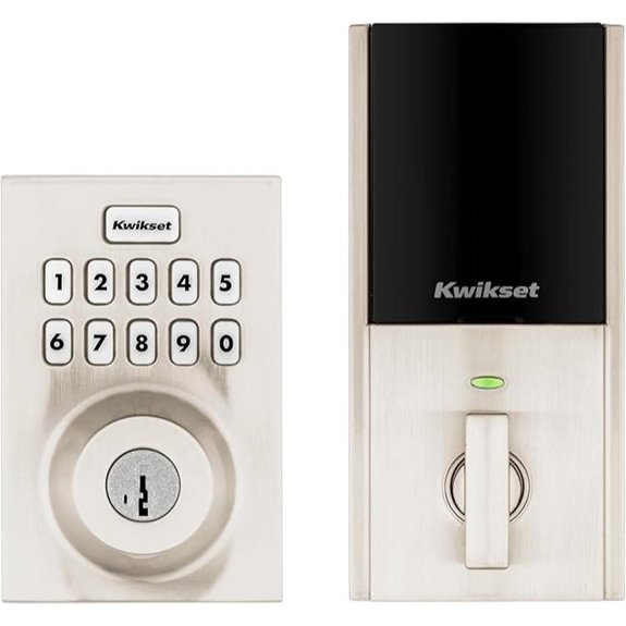 Kwikset HomeConnect Z-Wave Smart Lock Satin Nickel