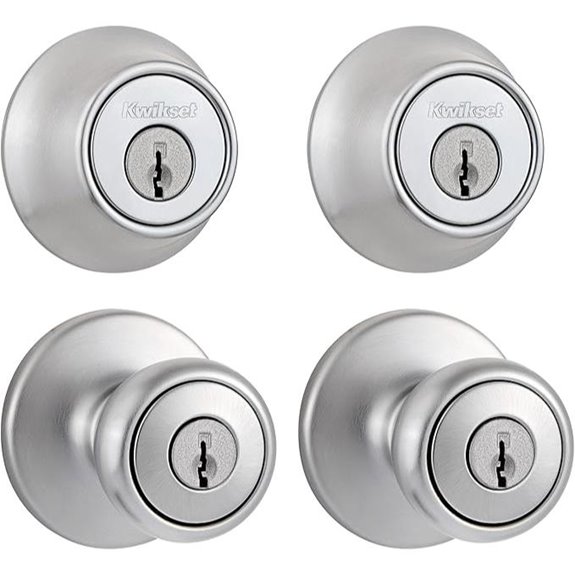 Kwikset Tylo Entry Knob & Deadbolt Set
