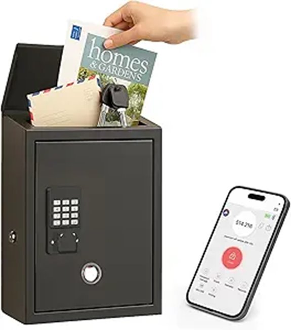 Electronic Lock Mailbox with Large Capacity