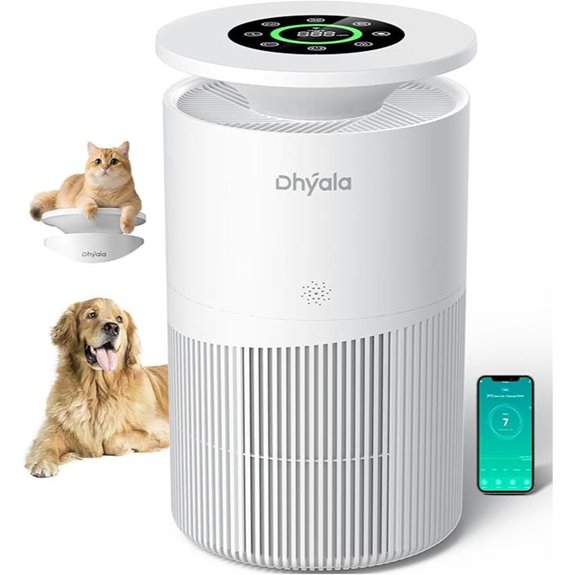 Large Room Air Purifier with HEPA WiFi Auto Mode