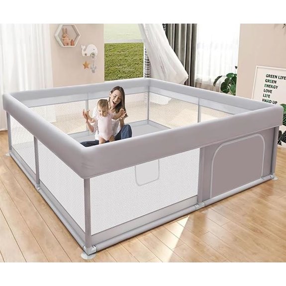 Baby Playpen 50x50 Inch for Indoor & Outdoor Use