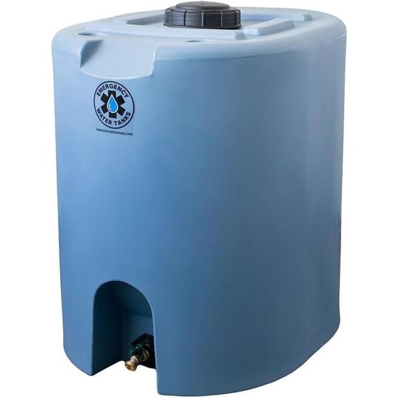 55-Gallon Stackable Emergency Water Storage Tank