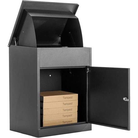 Large Wall-Mounted Steel Package Delivery Box