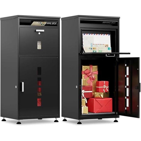 Oversized Waterproof Delivery Box with Lock and Anti-Theft