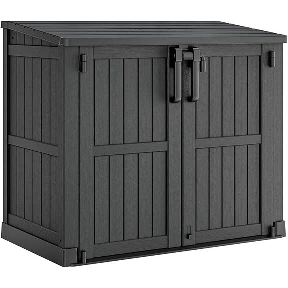 LHBcraft 36 Cu Ft Waterproof Outdoor Storage Cabinet