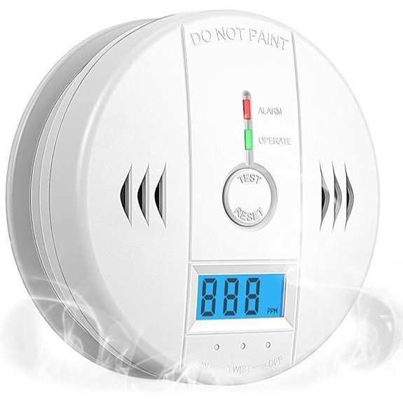Carbon Monoxide Detector with LCD and Sound Alarm
