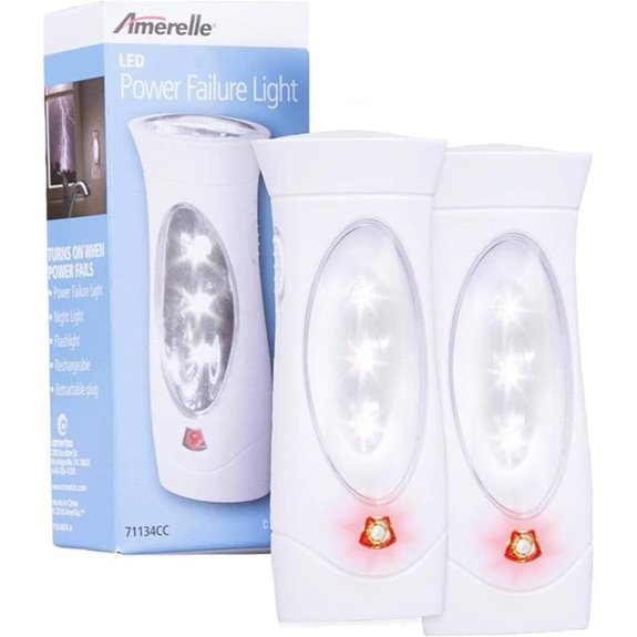 Amerelle 2-Pack LED Emergency Power Failure Lights