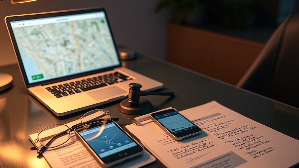 legal boundaries for property tracking