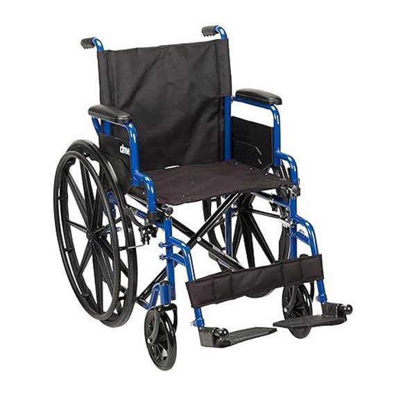 Drive Medical Blue Streak Lightweight Wheelchair