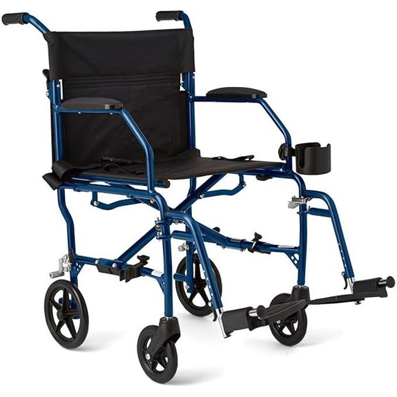 Medline Ultra Lightweight Foldable Wheelchair for Adults