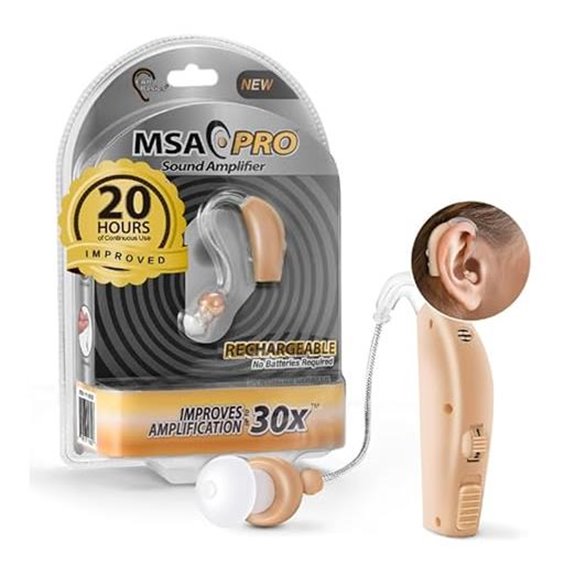 MSA PRO Sound Amplifier 30x 20H Lightweight Nude
