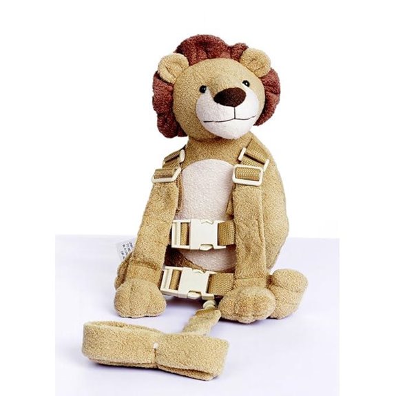 2-in-1 Lion Toddler Safety Harness Backpack