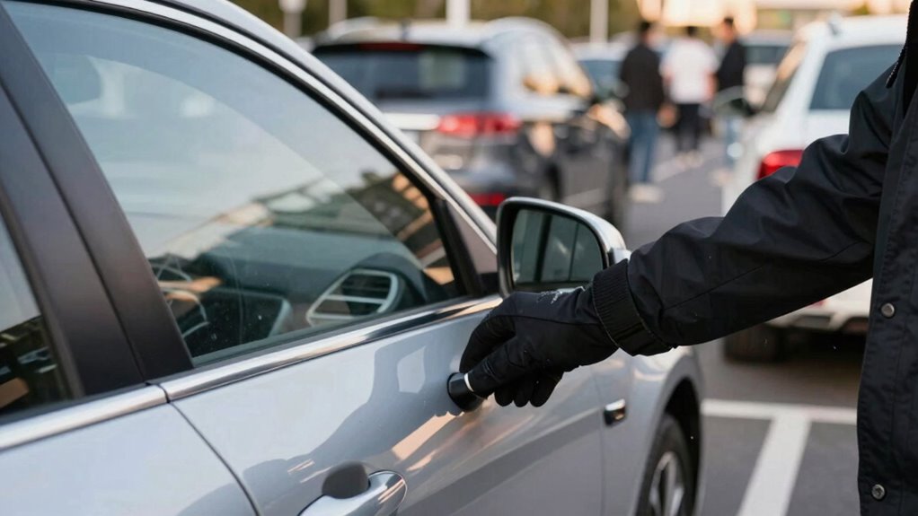 lock doors install security cameras