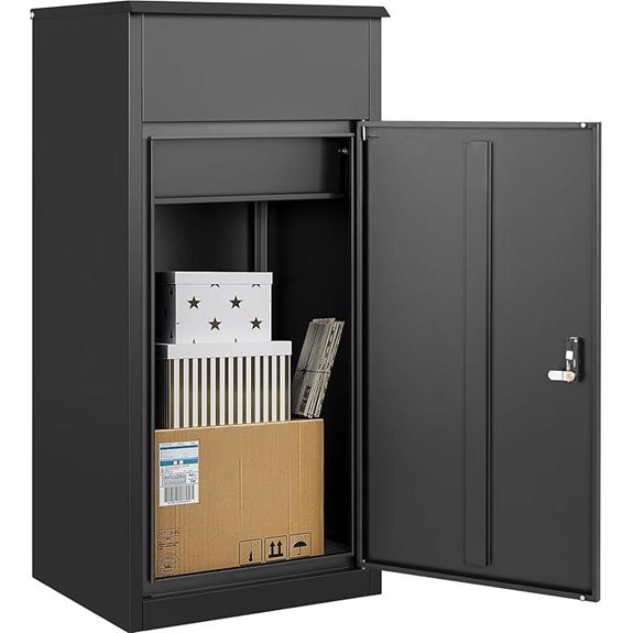 Secure Steel Parcel Delivery Box with Lock