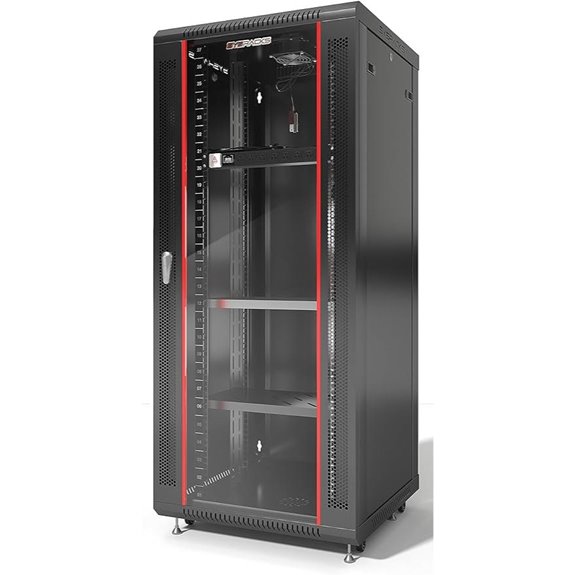 Sysracks Wall Mount Server Rack with Locking Cabinet