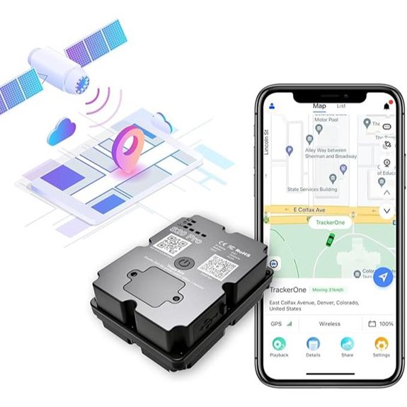 GPS Vehicle Tracker with Long Battery & Waterproof