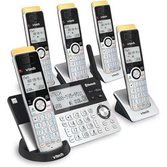 VTech Long Range 5-Handset Cordless Phone with Features