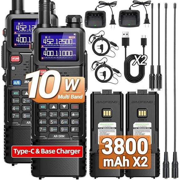 BAOFENG 2-Way Radio Handheld Long Range Walkie Talkies