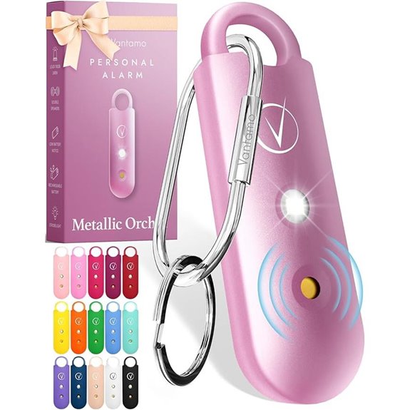 Vantamo Personal Alarm with Loud Siren & Safety Keychain